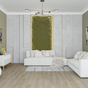SPC Ламинат Alta Step Дуб Чуррос 1218x180x4 (3,069 м2) SPC3306 в интерьере