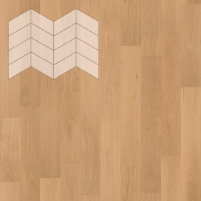 Паркет Елка Французская Lab Arte Chevron Дуб Селект Флора лак 400/313х150х14/3/60° в интерьере