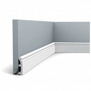 Плинтус Orac Decor SX195 2000x19x80 в интерьере
