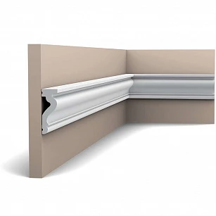 Профиль многофункциональный гибкий Orac Decor DX174F 2000x60x22 в интерьере
