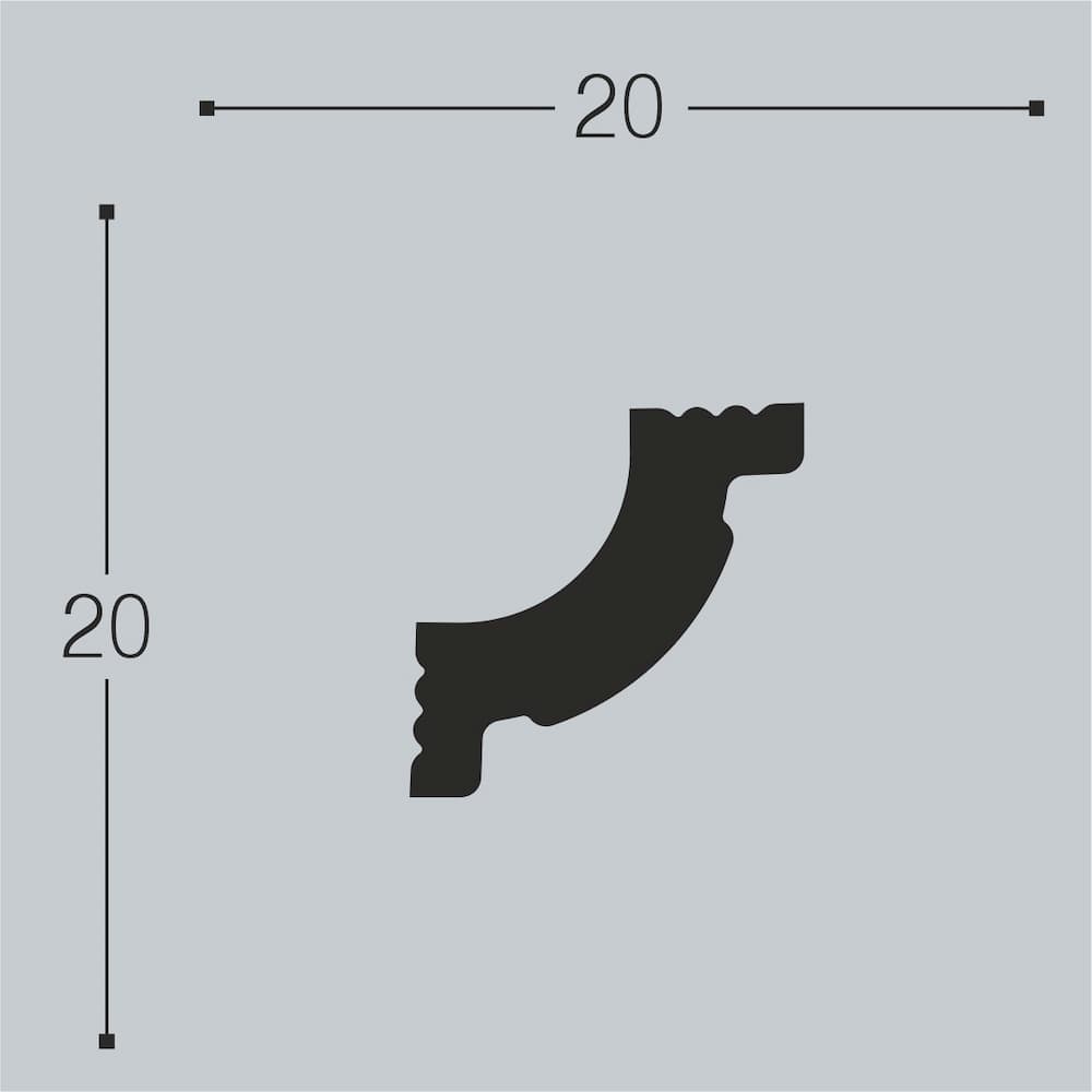 Угол Bello Deco XPS У5 20х20х2000