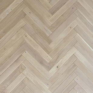 Паркет Елка Английская PolarWood Дуб ARCTIC HB (1,08 м2) в интерьере