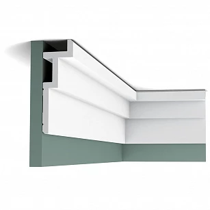 Плинтус из дюрополимера Orac Decor карниз C396 2000x61x185 в интерьере