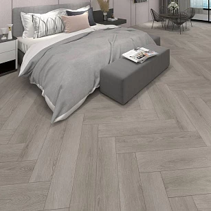 ПВХ Покрытие Calitex Elementals District Herringbone Click ES503 610x150x4 (1,83 м2) в интерьере