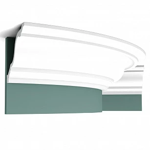 Плинтус из дюрополимера Orac Decor гибкий C334F 2000х196х150 в интерьере