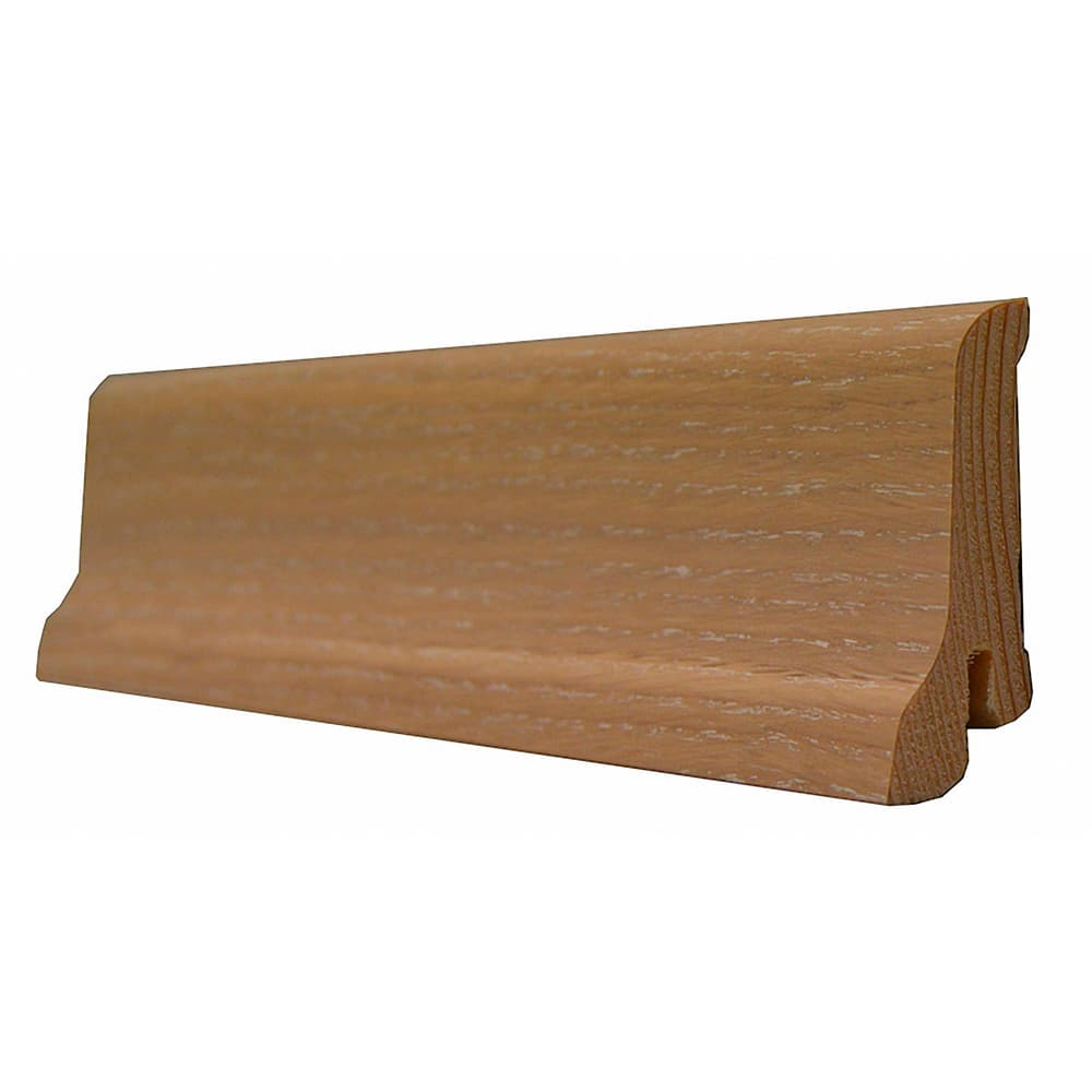 Плинтус шпонированный PolarWood Дуб Белый/Oak White 15х95х2500
