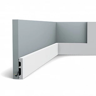 Плинтус из дюрополимера Orac Decor SX157 2000х66х13 в интерьере