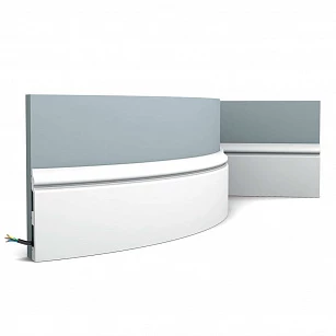 Плинтус из дюрополимера Orac Decor SX118F 2000х138х18 в интерьере